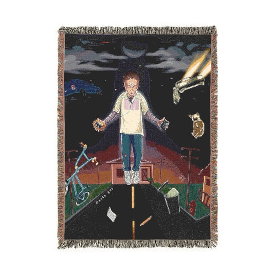 Bad Bunny Woven Blanket