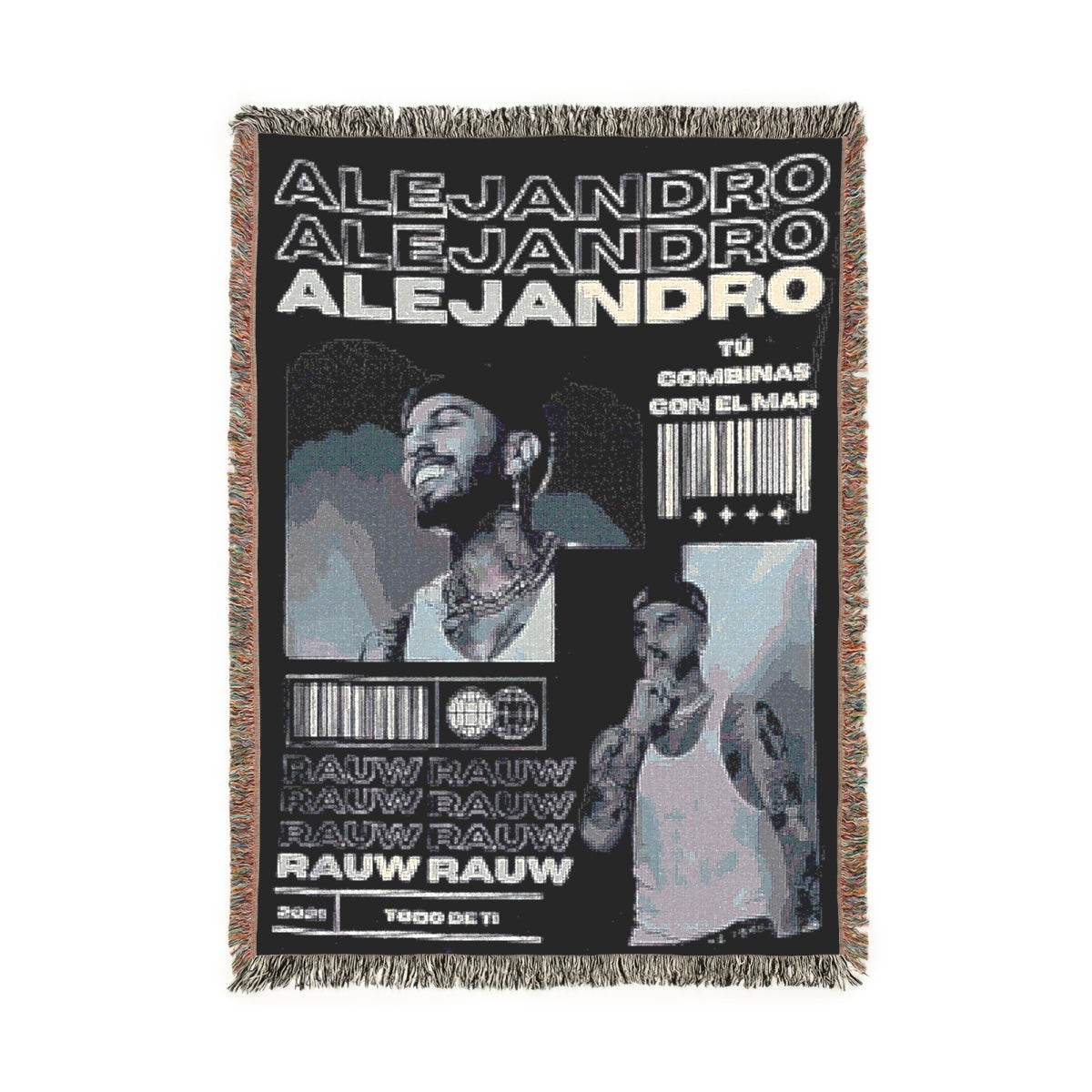 Rauw Alejandro Woven Blanket