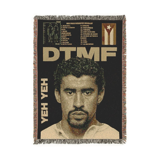 Bad Bunny Woven Blanket